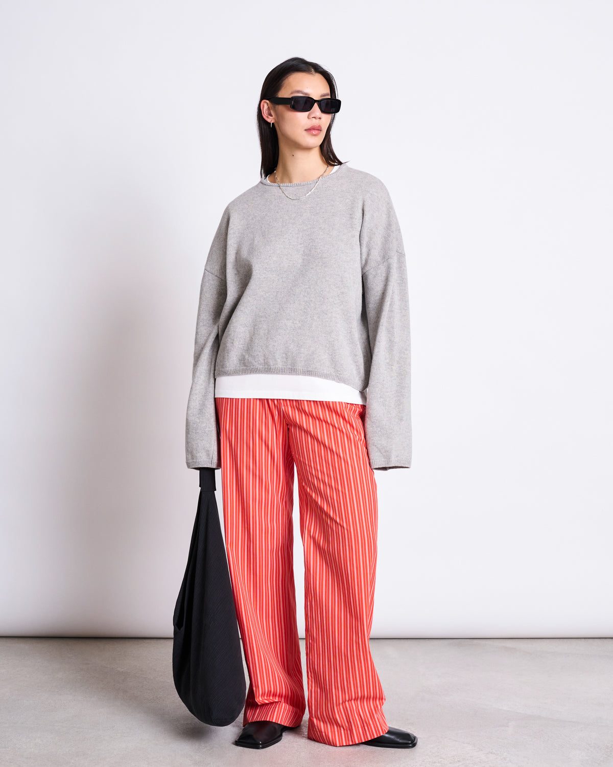JAN 'N JUNE COTTON PANTS SOBY CHERRY RED WHITE STRIPED GOTS