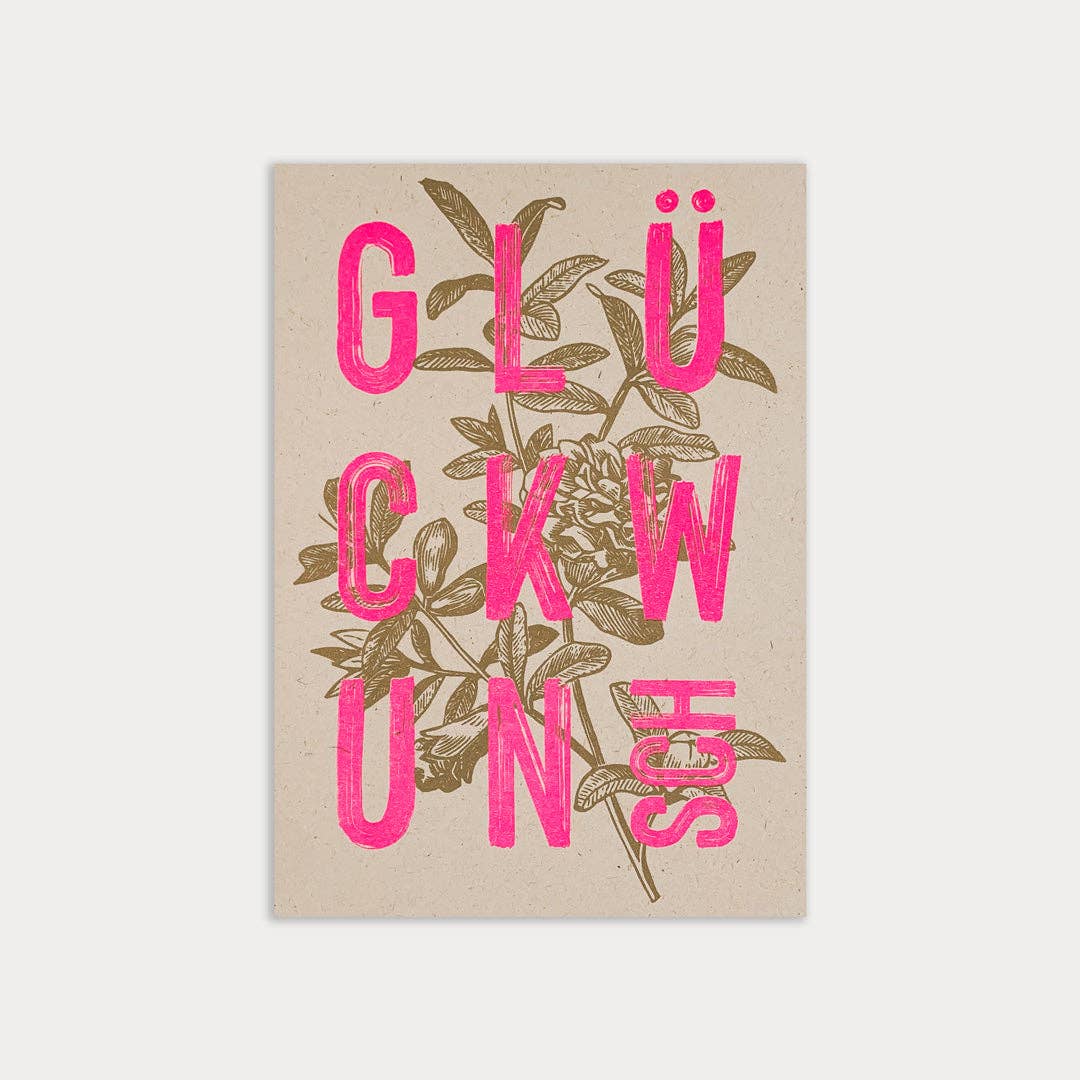 Neon Postkarten - umweltfreundlich