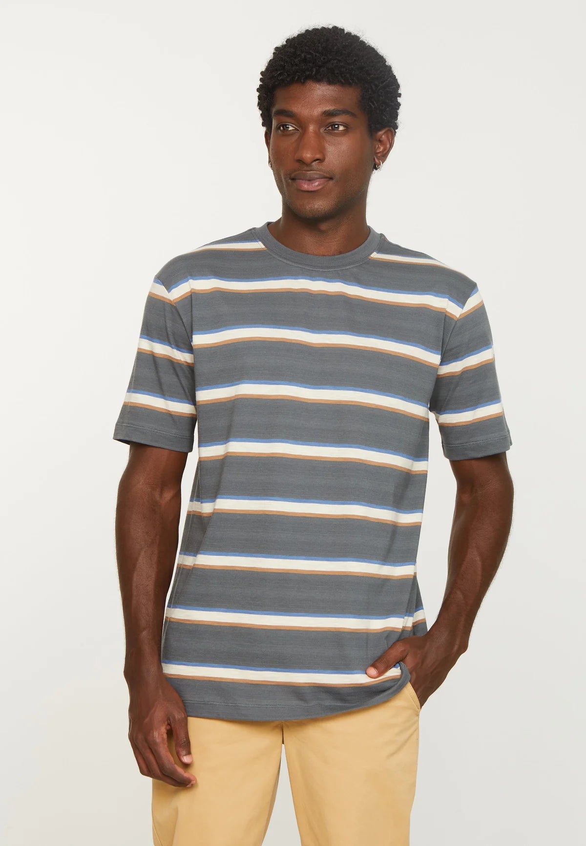RECOLUTION T-Shirt Epazote Stripes