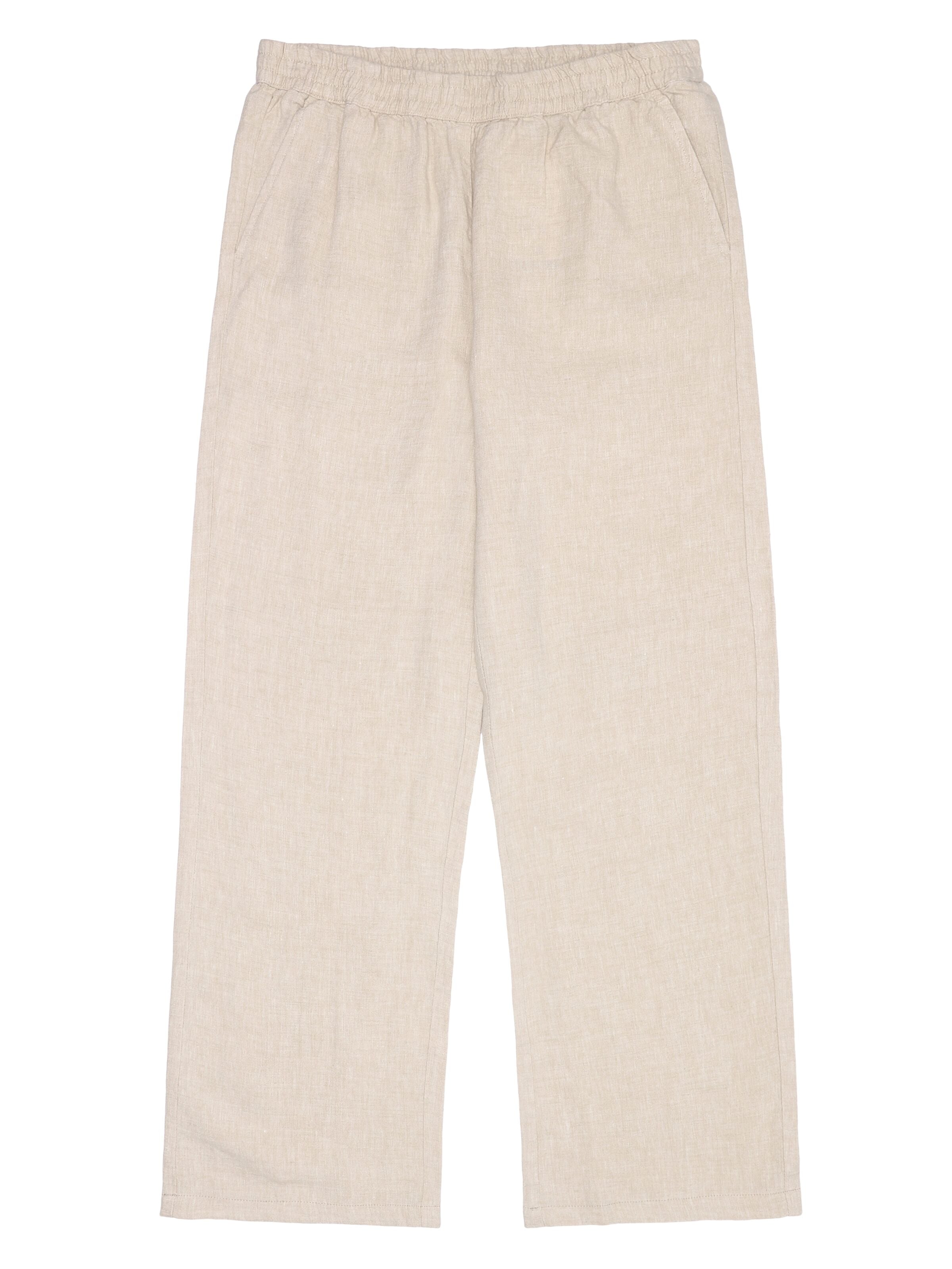 KNOWLEDGE COTTON APPAREL Posey Leinenhose – light feather grey