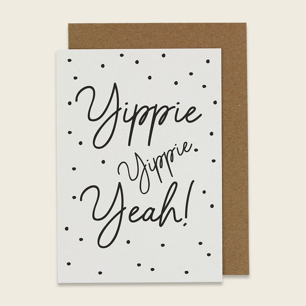 AVA & YVES Klappkarte Yippie