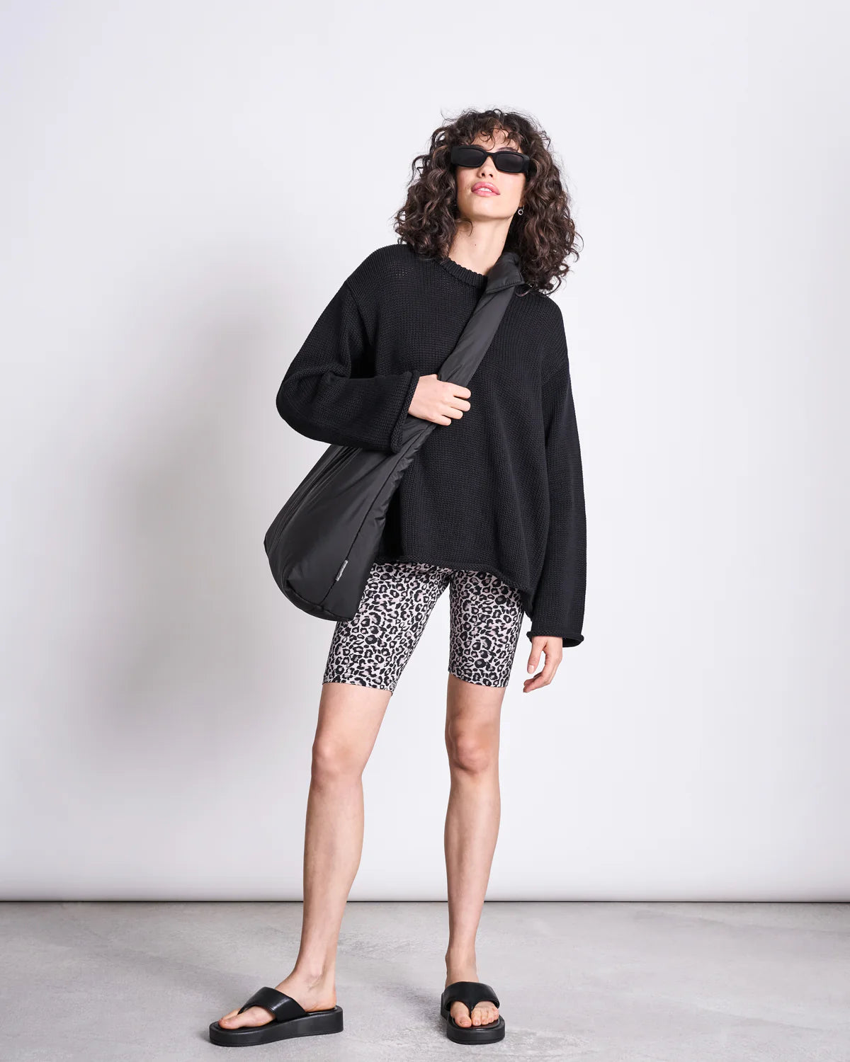 JAN 'N JUNE Biker Shorts Leo Print