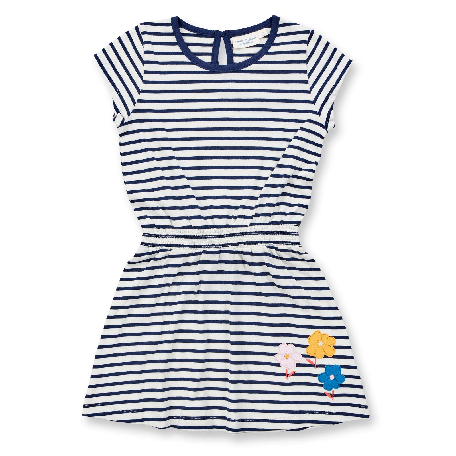 SENSE ORGANICS Kleid Melda gestreift