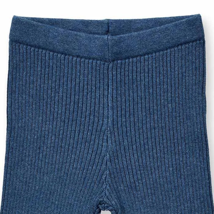 Yuma Strickleggings Dunkelblau Bund
