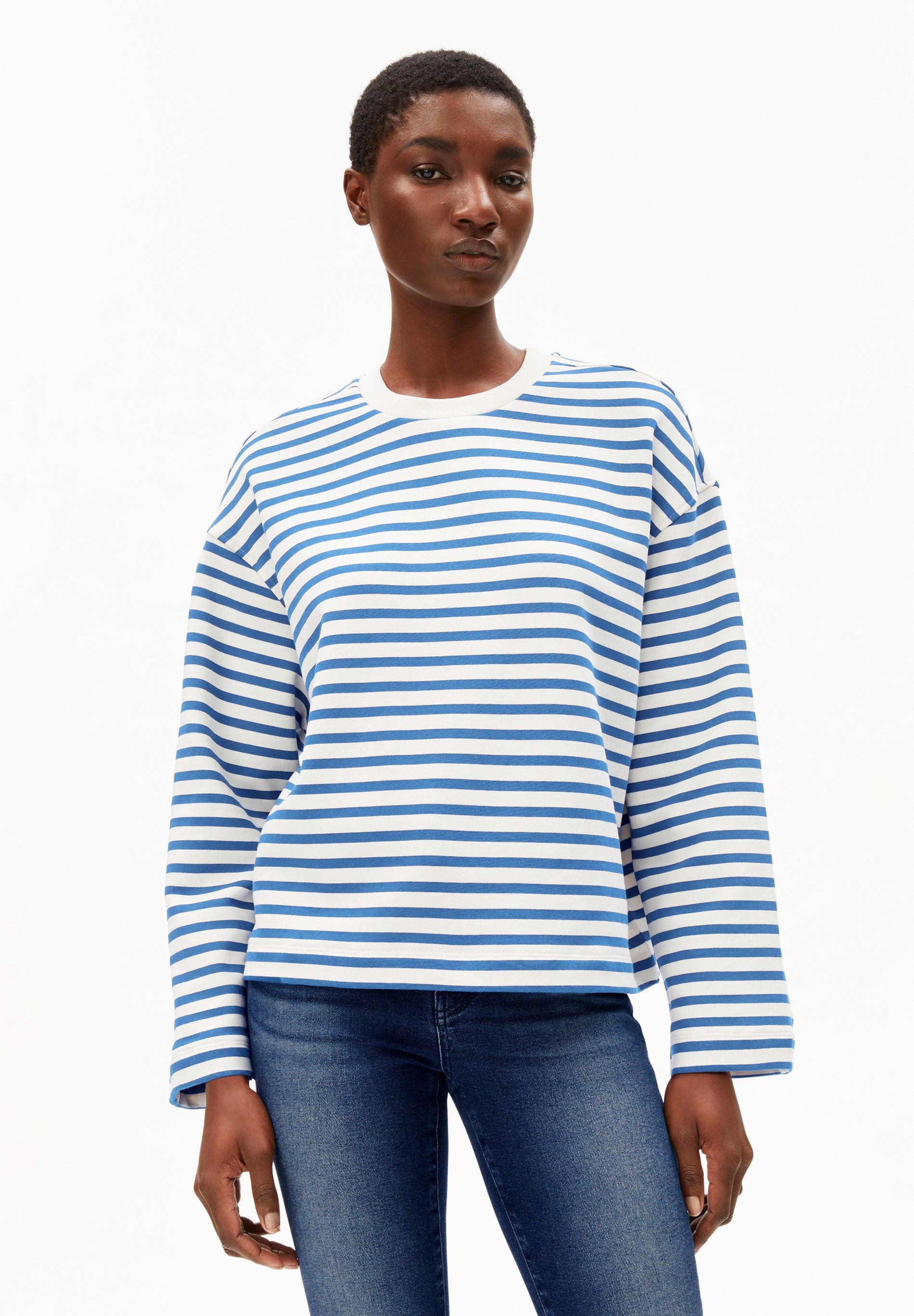 ARMEDANGELS Sweater Frankaa Maarlen Stripe