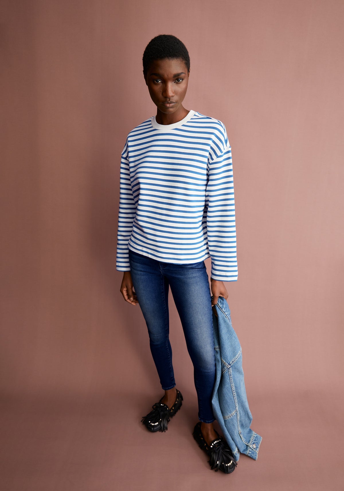 ARMEDANGELS Sweater Frankaa Maarlen Stripe