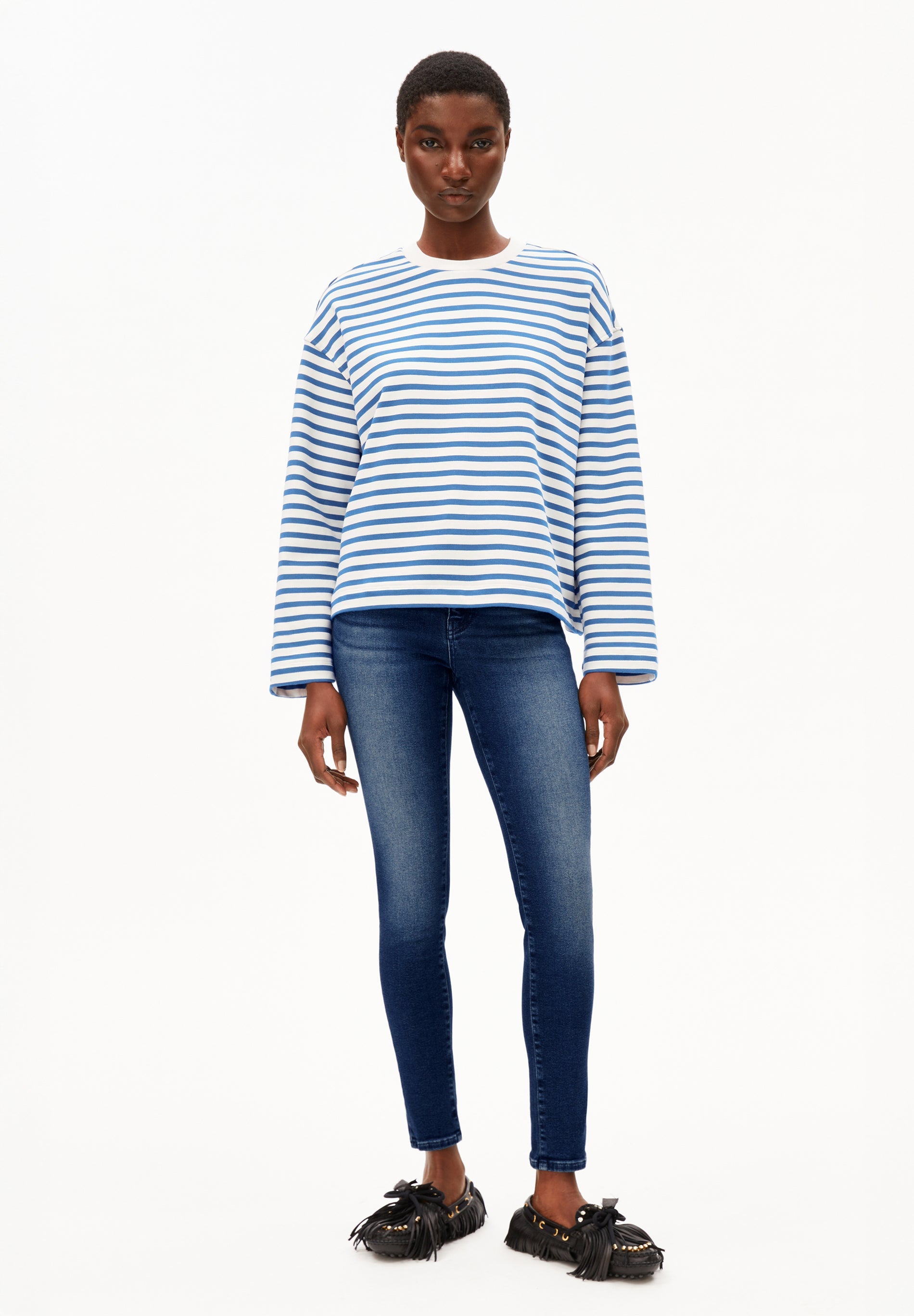 ARMEDANGELS Sweater Frankaa Maarlen Stripe