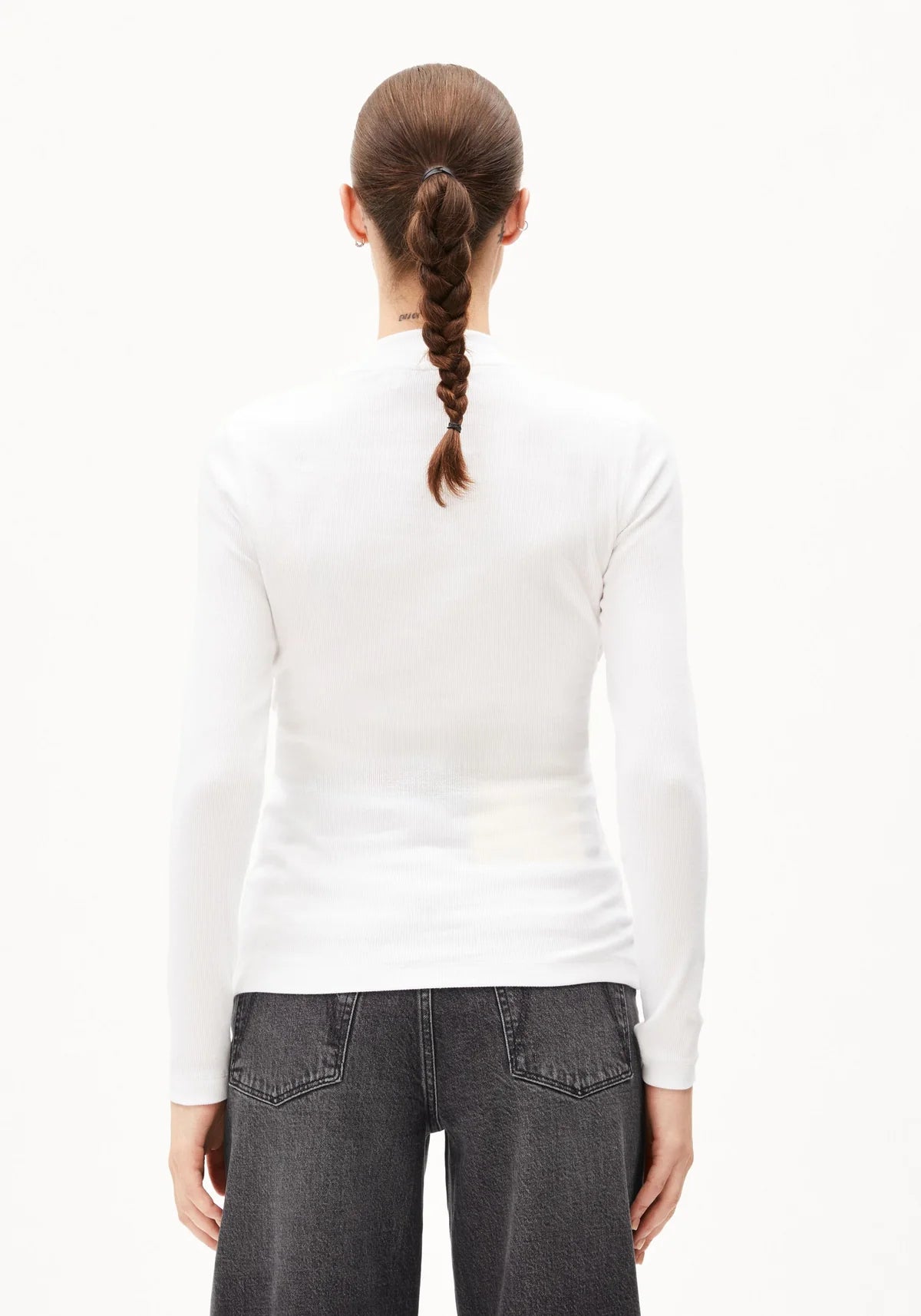 ARMEDANGELS Rib LONGSLEEVE FATIMAARA - velvet ember