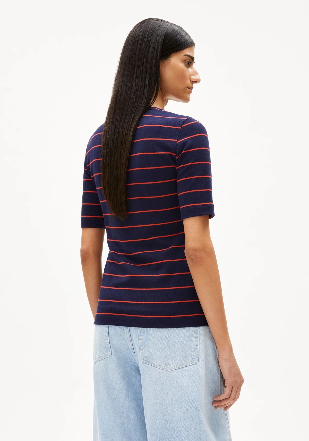 ARMEDANGELS FINE STRIPE T-SHIRT JAANISARA