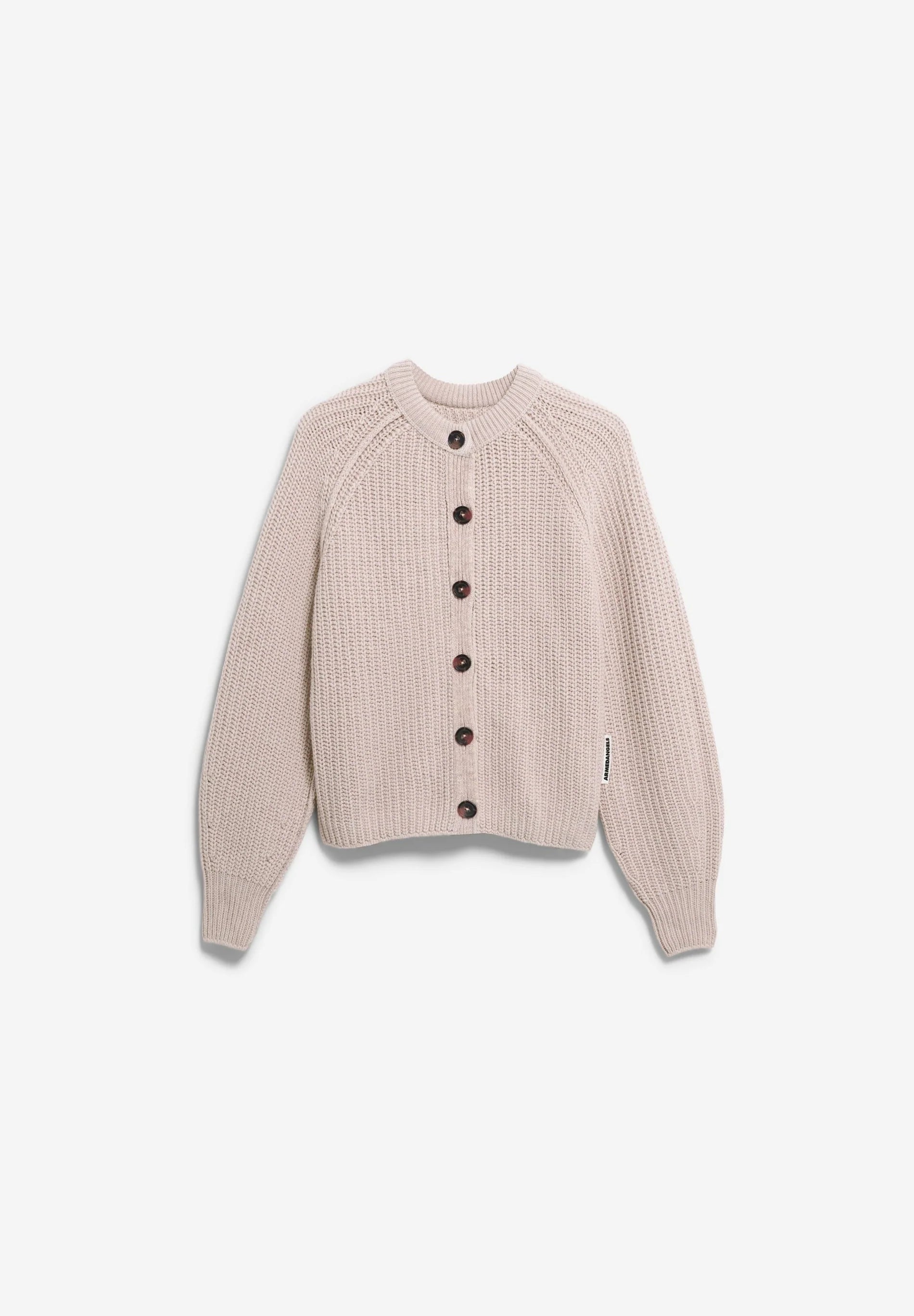 ARMEDANGELS Rippstrick Cardigan Bio Woll-Mix