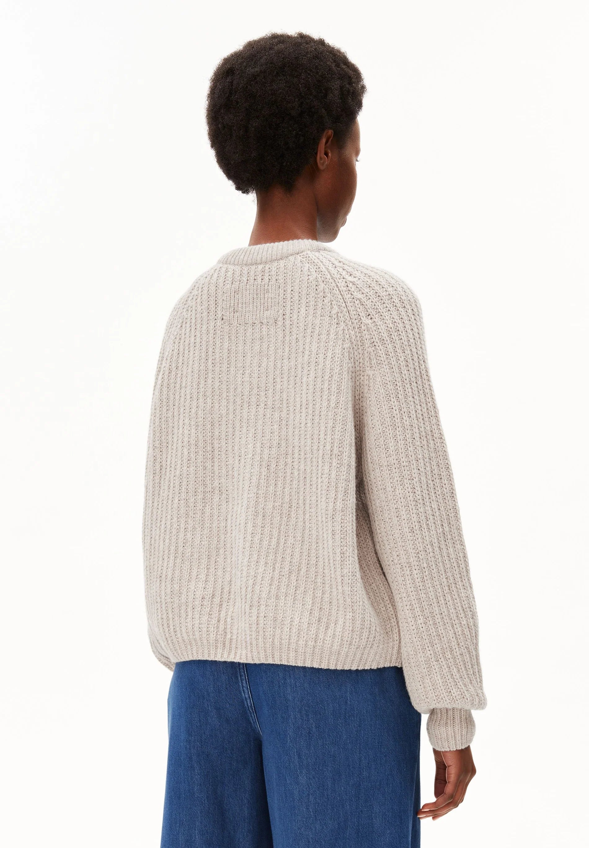 ARMEDANGELS Rippstrick Cardigan Bio Woll-Mix