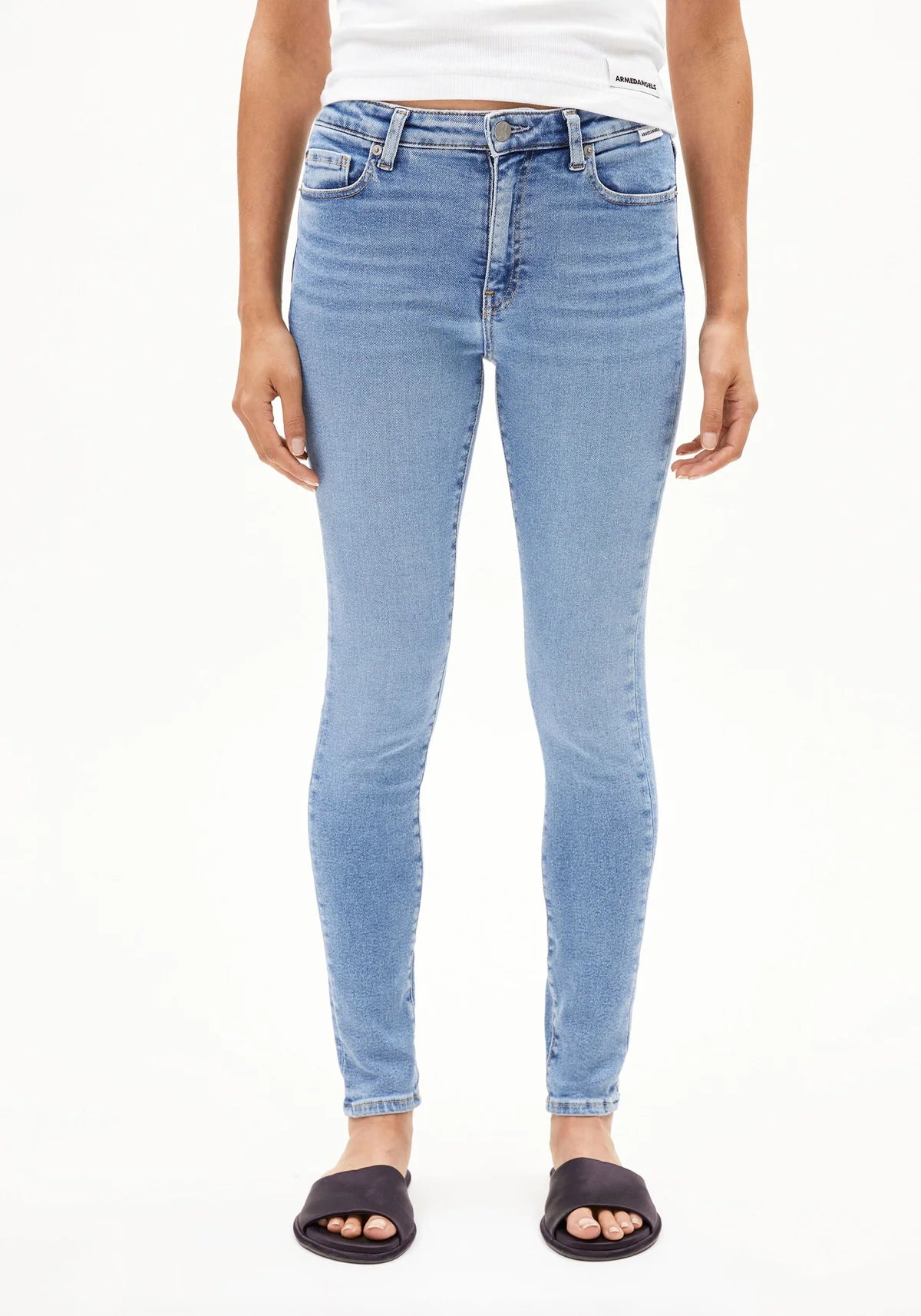 ARMEDANGELS Jeans Tillaa Mid Waist Skinny - dove