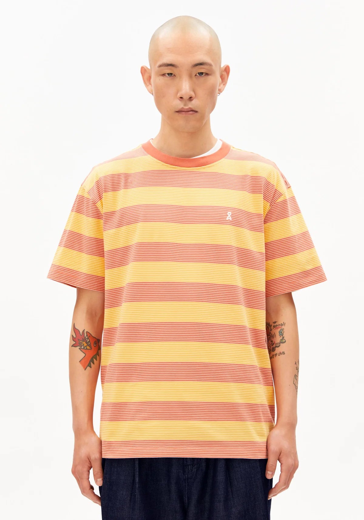 ARMEDANGELS T-Shirt Maarkos Mulit Stripes