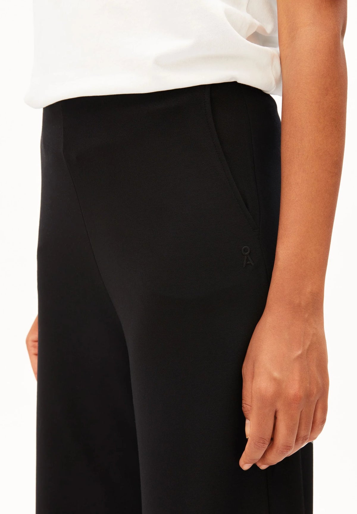 ARMEDANGELS BASIC WIDE LEG JERSEY PANT