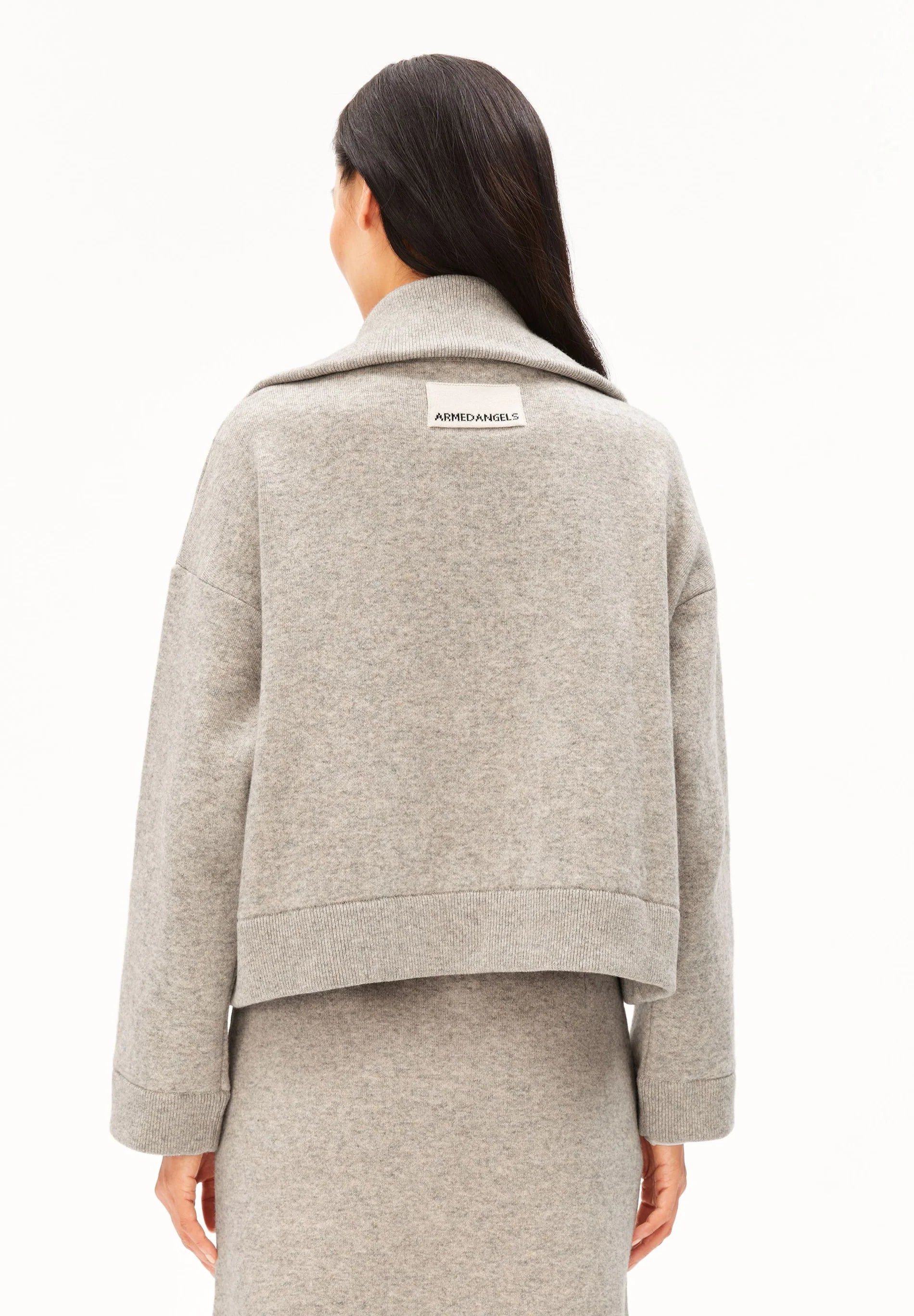 ARMEDANGELS Baumwoll-Woll-Strickjacke