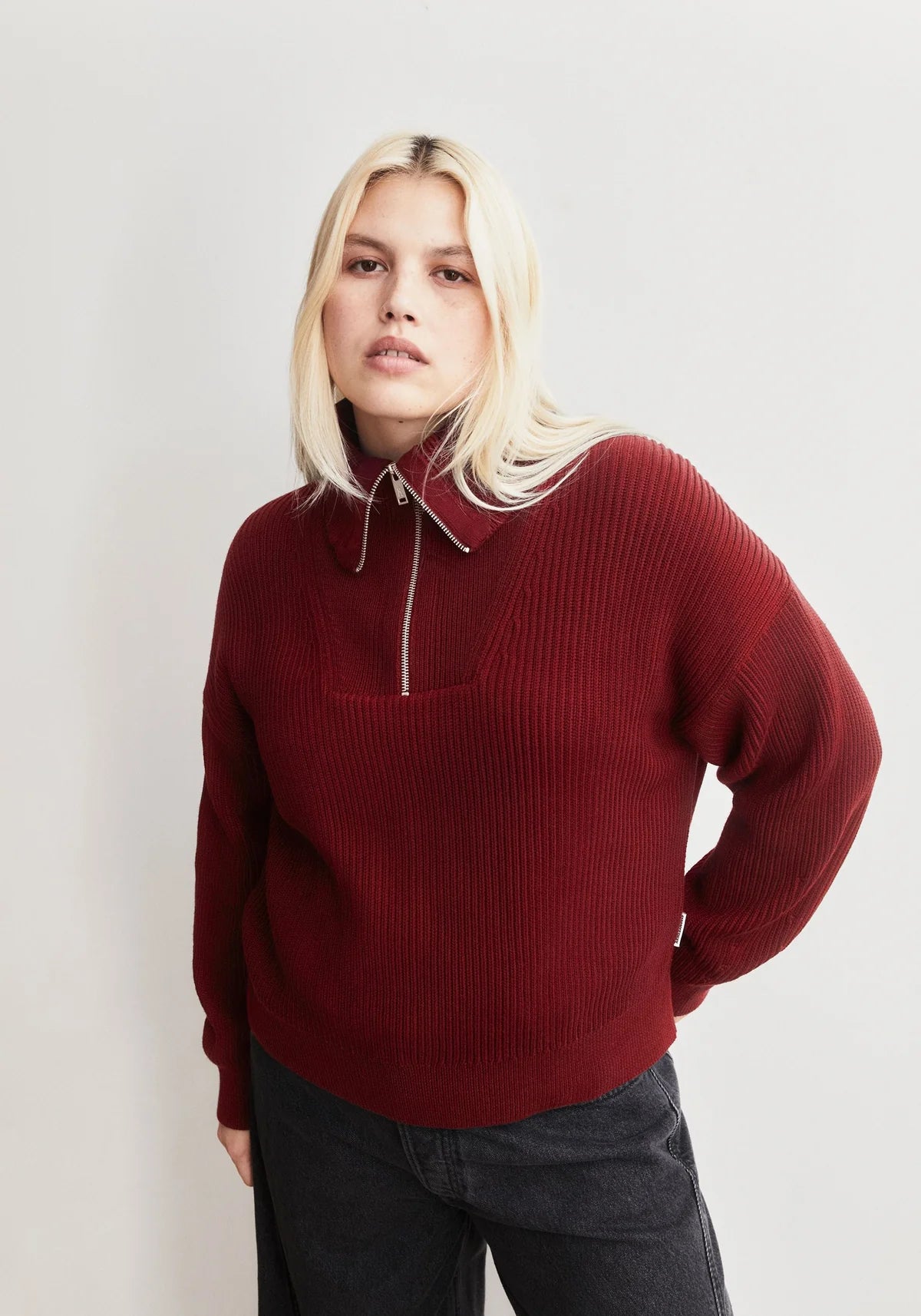 ARMEDANGELS STRICK-TROYER VANISÉ