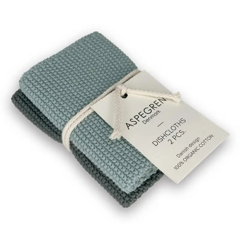 Aspegren Denmark Dishcloth/Spüllappen - 2er Set gestrickt