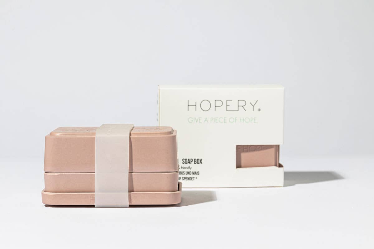 HOPERY 3 in 1 Soap Box aus Bambus und Mais