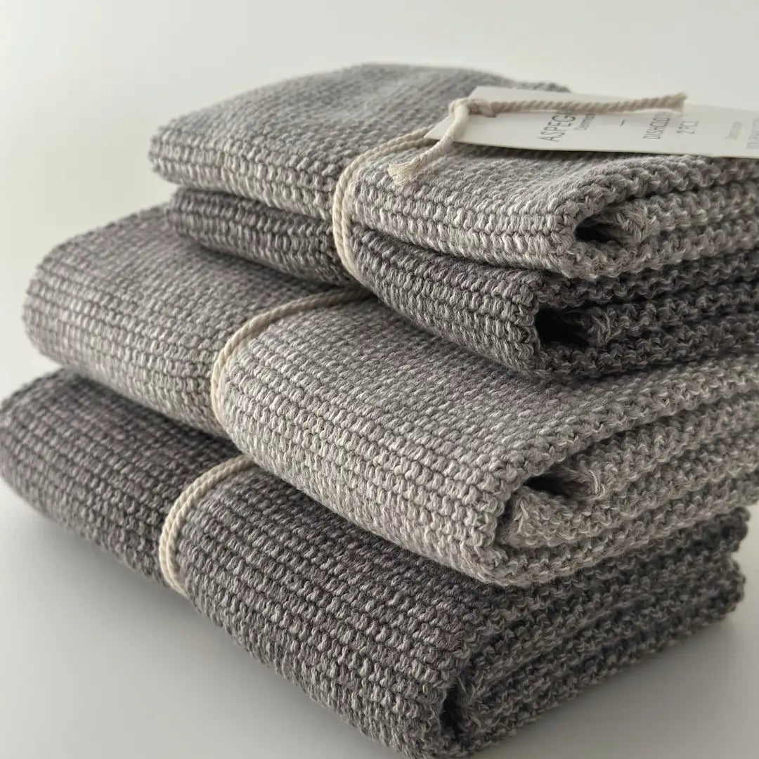 Aspegren Denmark Dishcloth/Spüllappen - 2er Set gestrickt