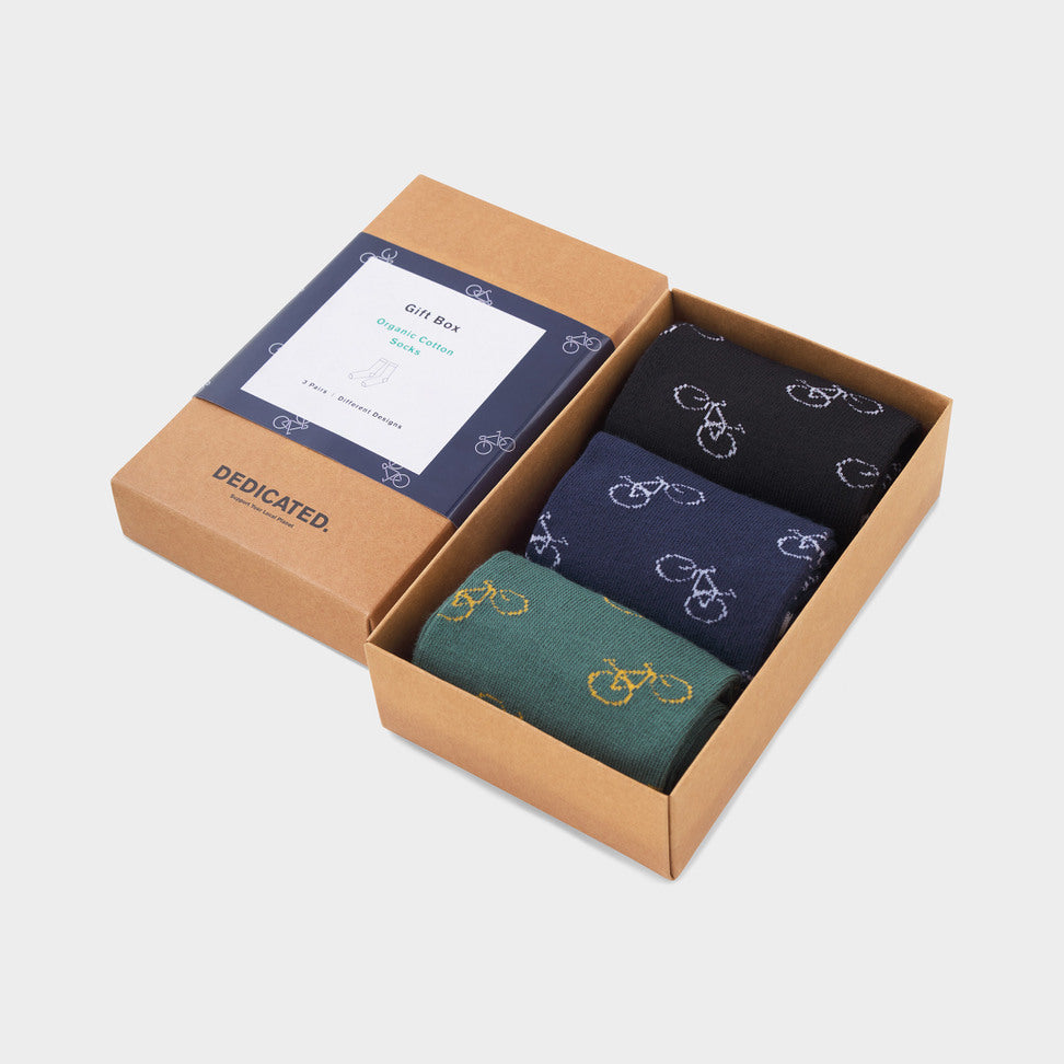 DEDICATED Socks 3er-Set Geschenkebox