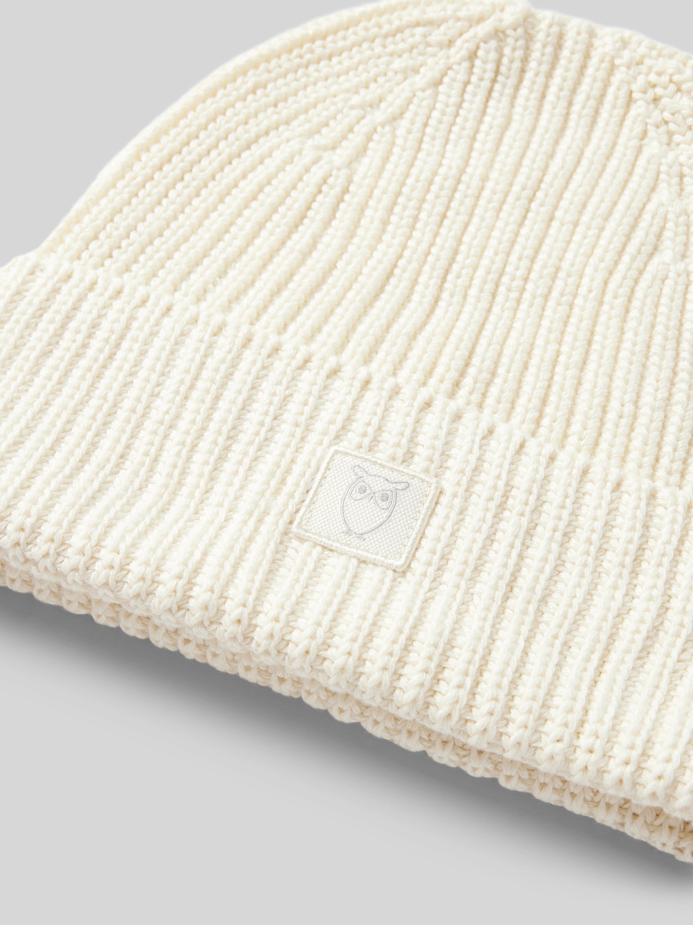 KNOWLEDGE COTTON APPAREL Gerippte Baumwollmütze