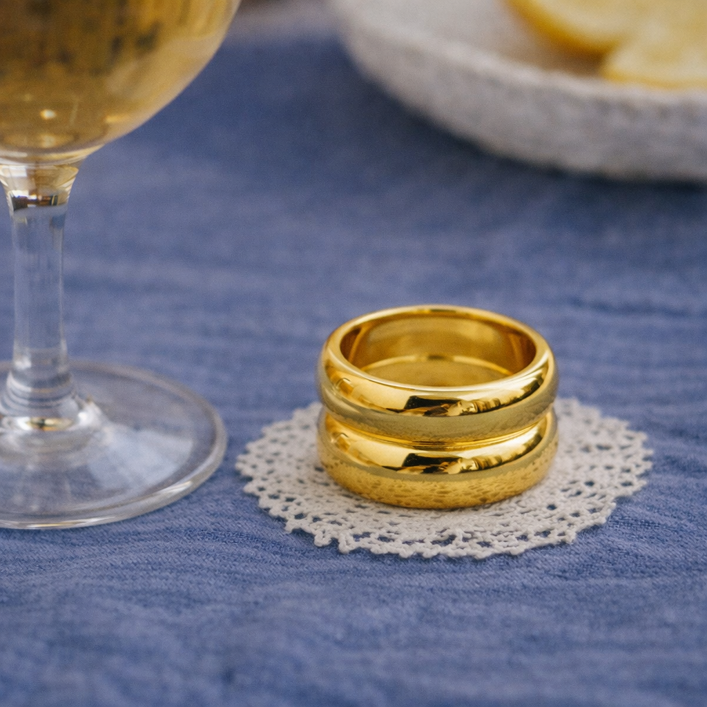 Klimbim - NIKE Ring Gold