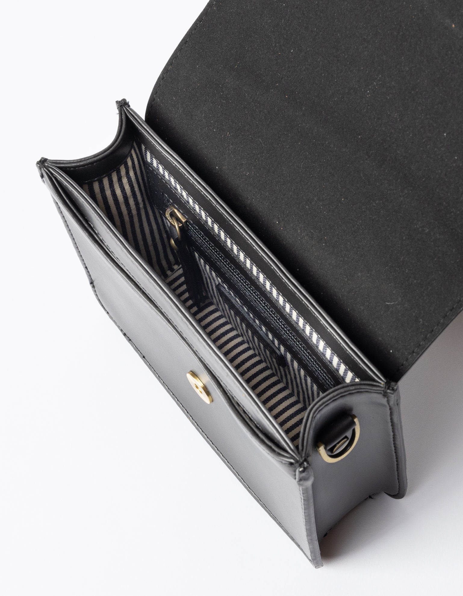 O MY BAG Audrey Mini – Black Leather