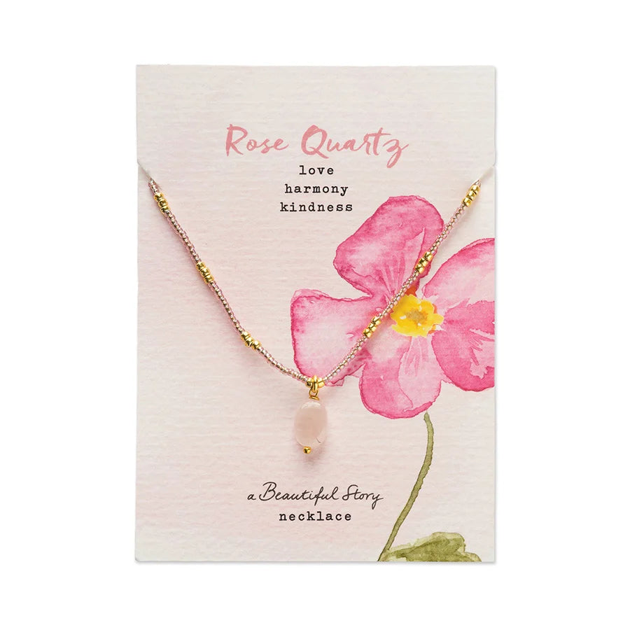 A BEAUTIFUL STORY Kette "Wishing" mit handgemalter Geschenkkarte