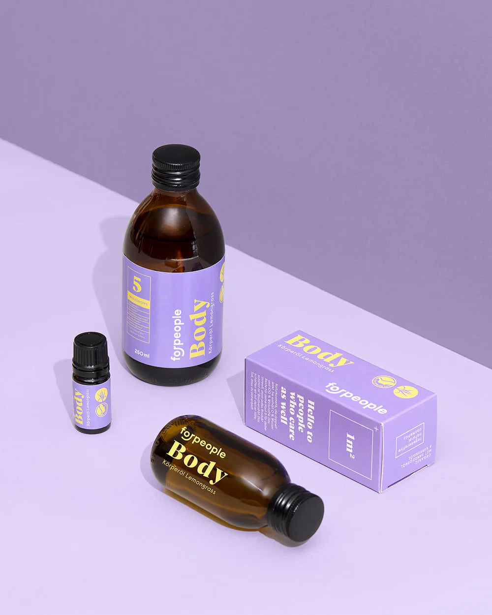 forpeople Body Oil mit Lemongras