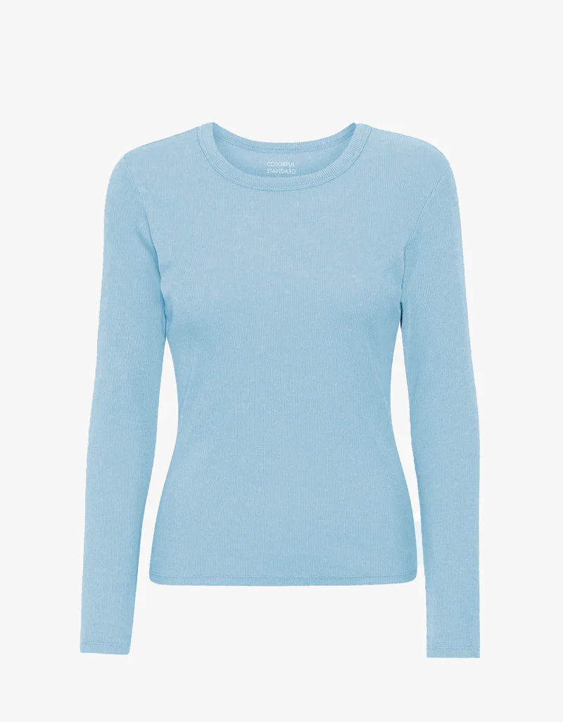 COLORFUL STANDARD Women Organic Rib Long Sleeve Shirt