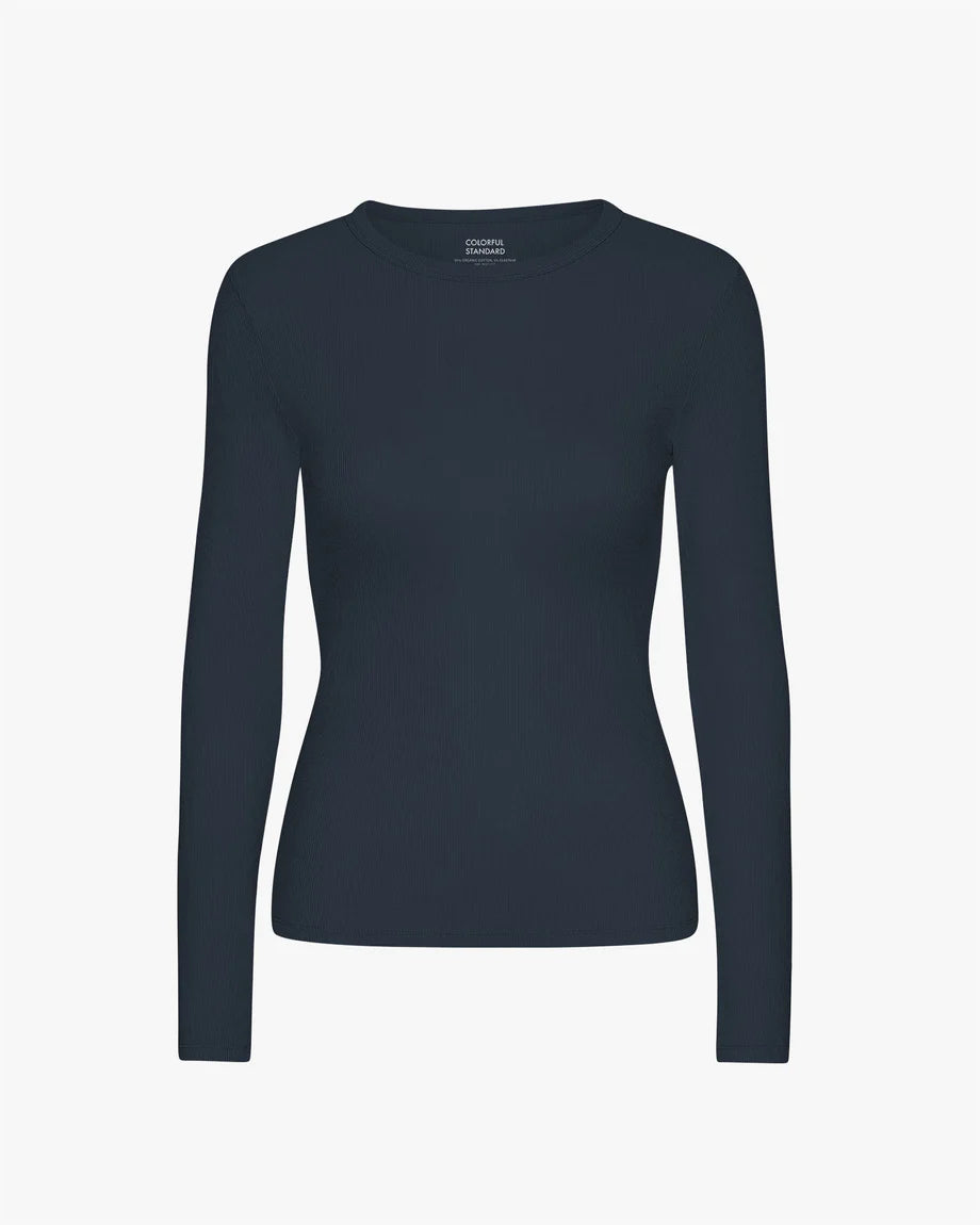 COLORFUL STANDARD Women Organic Rib Langarm Shirt