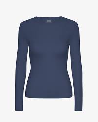 COLORFUL STANDARD Women Organic Rib Long Sleeve Shirt