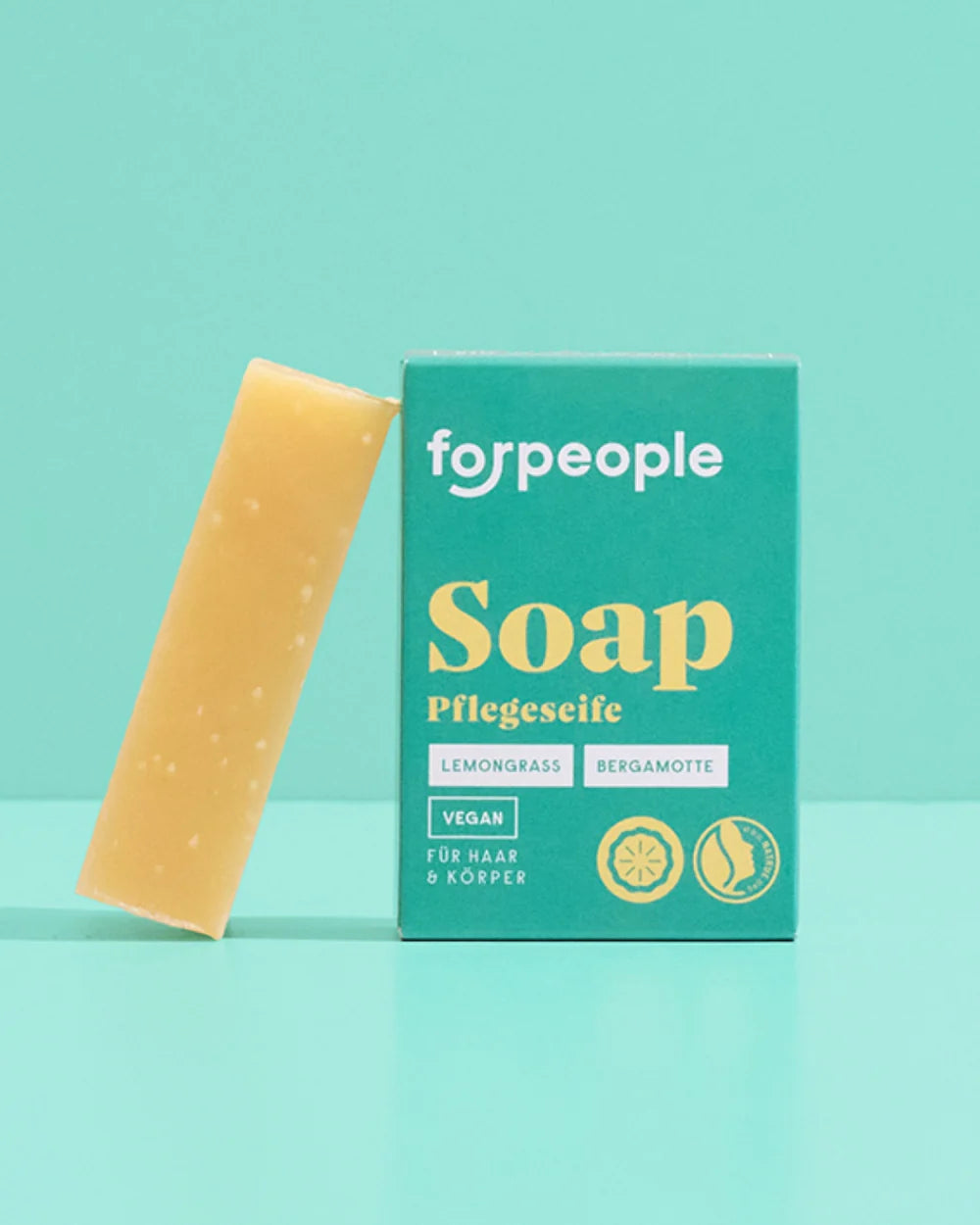 forpeople Seife Lemongrass - für Haar & Körper