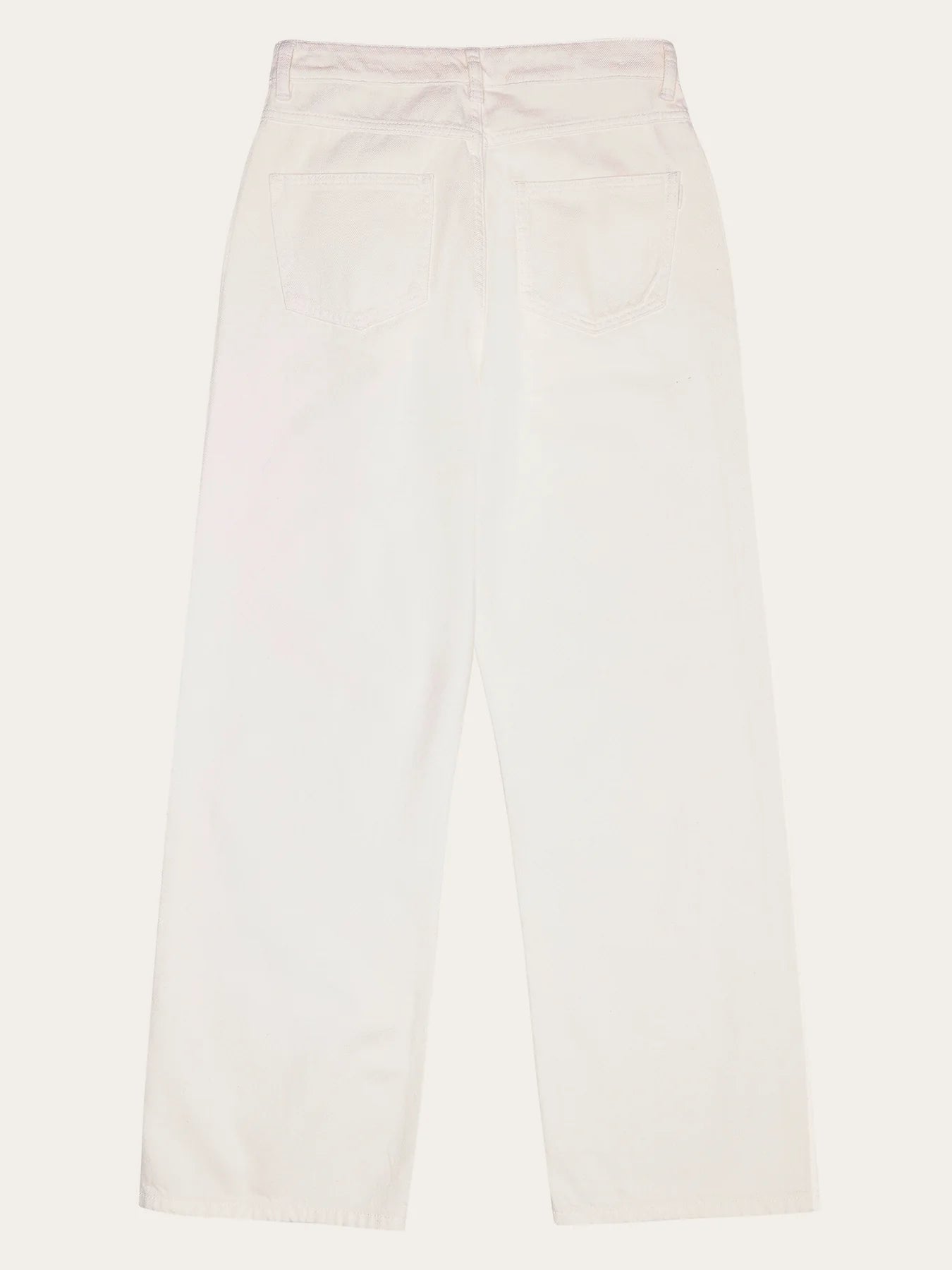 KNOWLEDGE COTTON APPAREL Straight Mid-Rise Raw 5-Pocket Pants Gale
