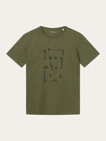 KNOWLEDGE COTTON APPAREL T-Shirt mit Print Gr. XL