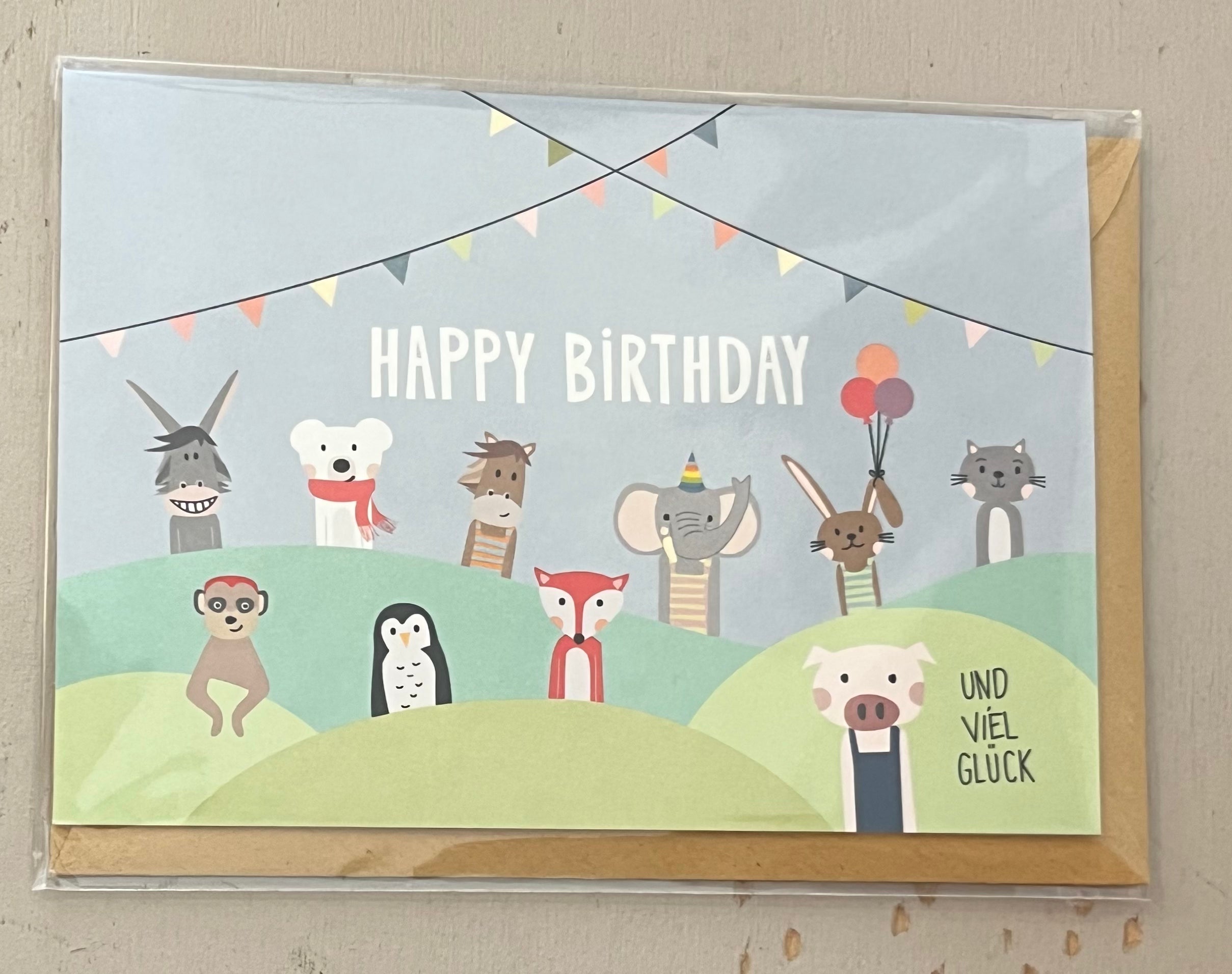 Klappkarten Ava & Yves - Kindergeburtstag
