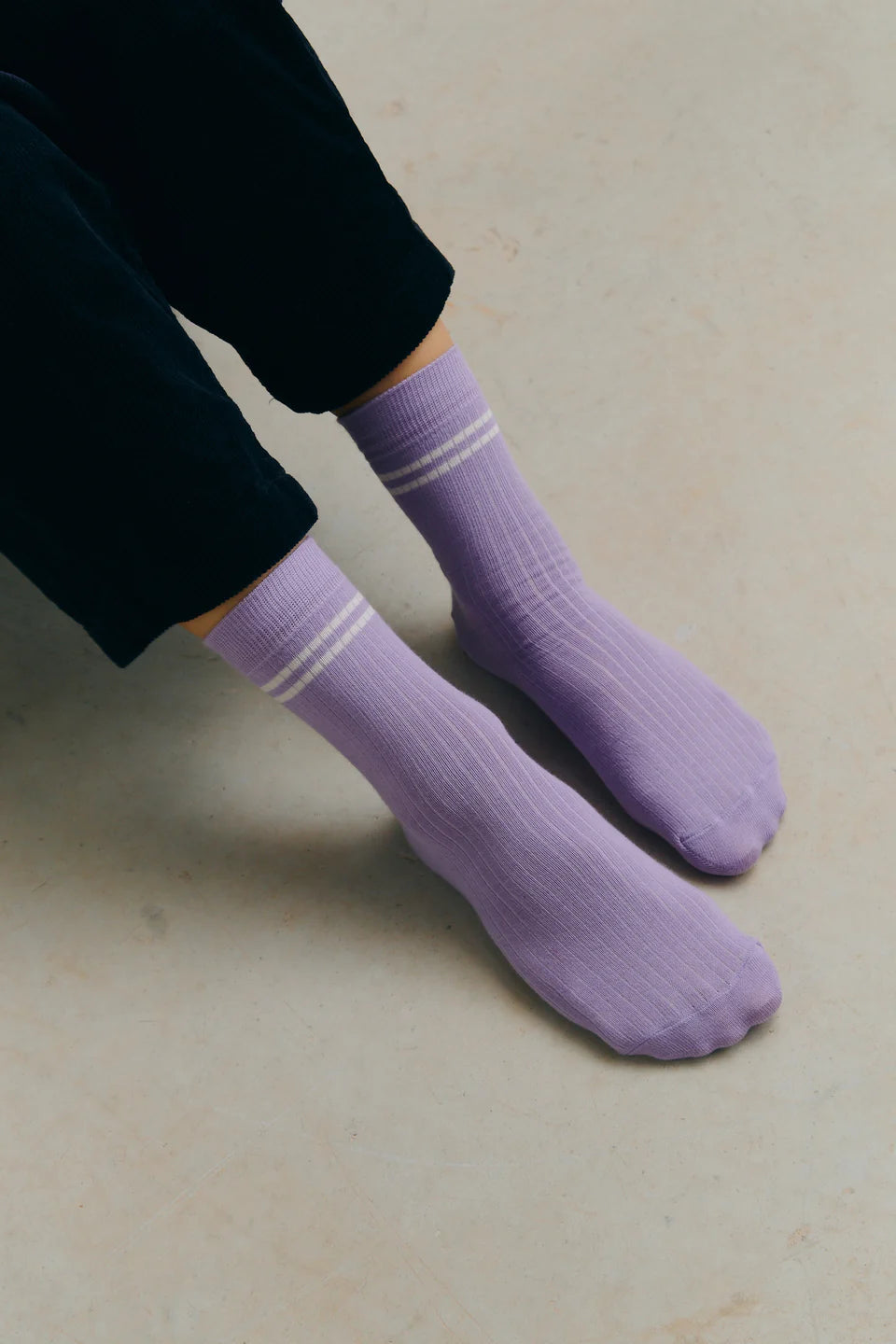 JUTELAUNE Malvine Stripe Socks