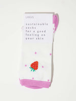 LANIUS Socken mit Erdbeeren