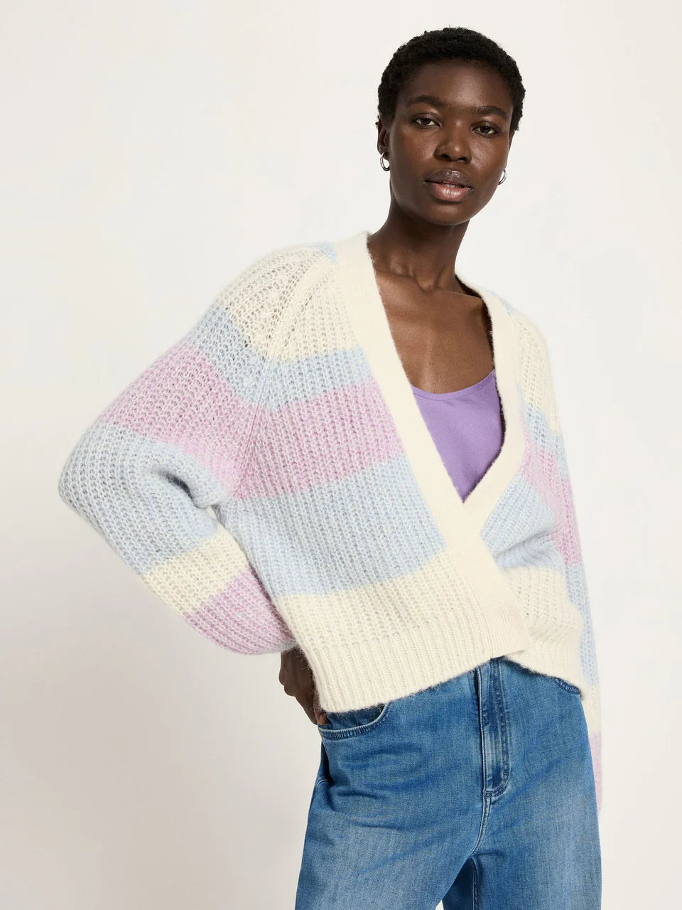 LANIUS Chunky Strickjacke Alpaka