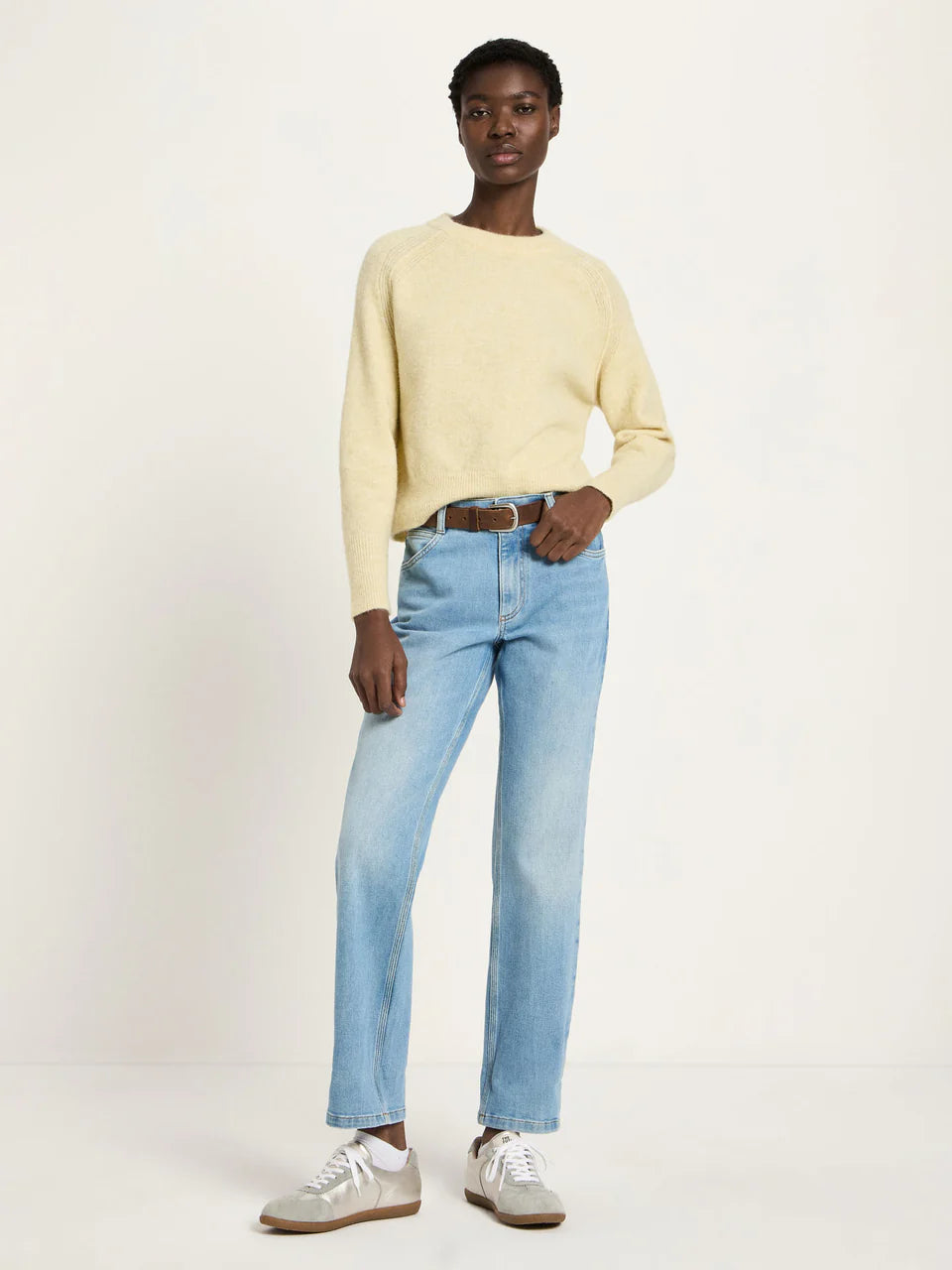 LANIUS Raglanpullover aus Alpakawolle und Schurwolle