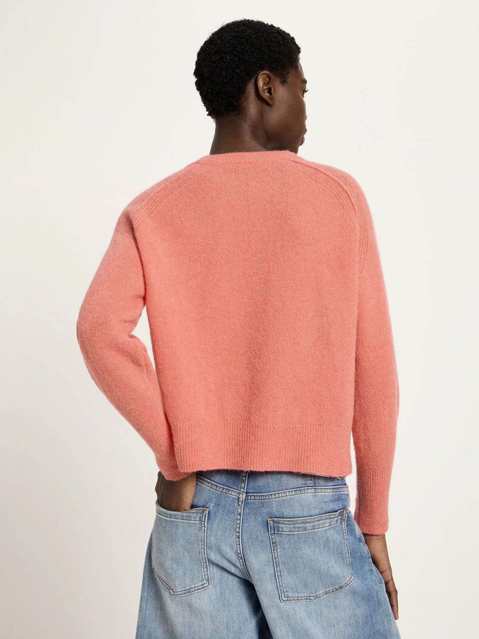 LANIUS Raglanpullover aus Alpakawolle und Schurwolle