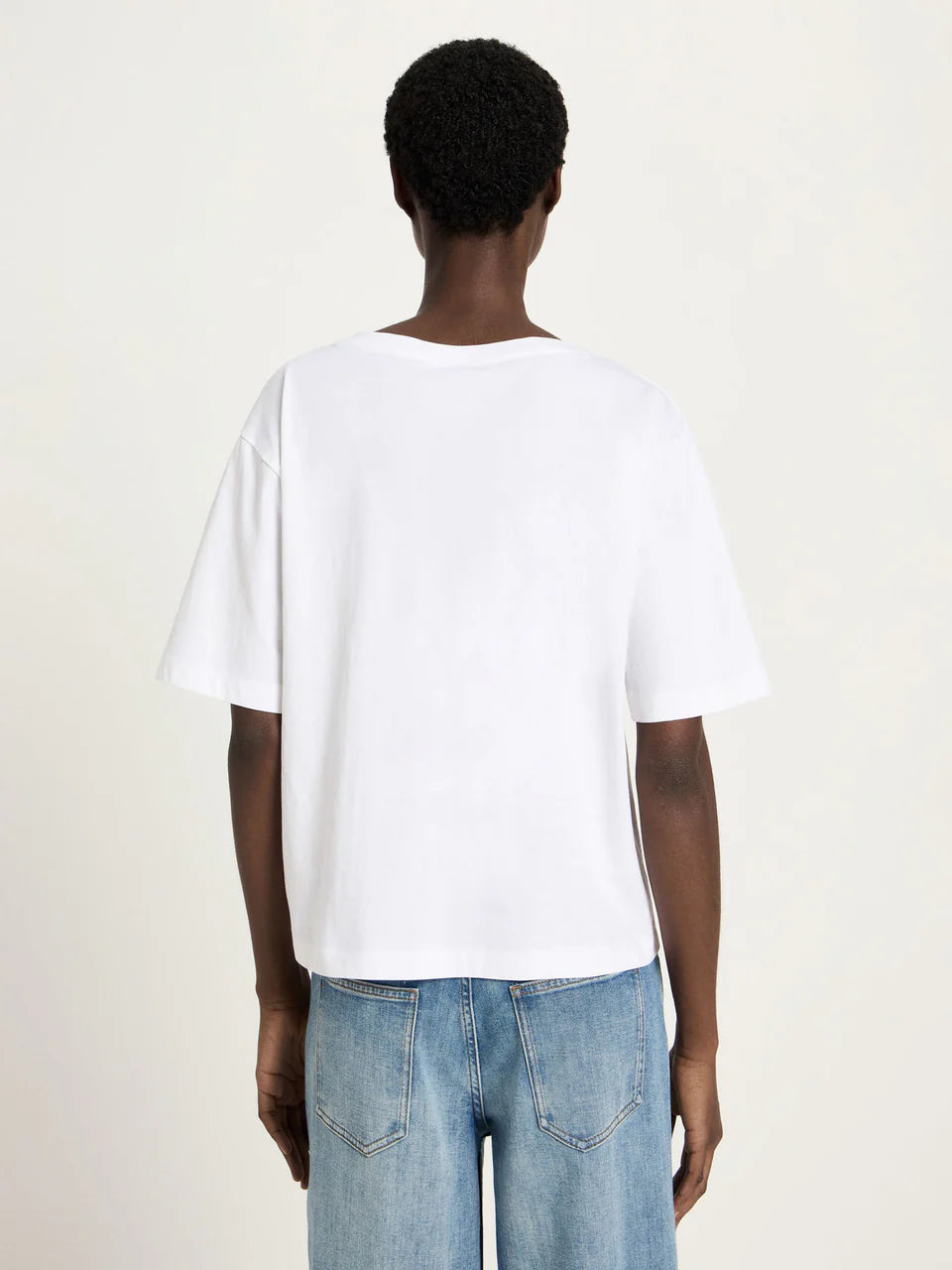 LANIUS Shirt mit V-Ausschnitt