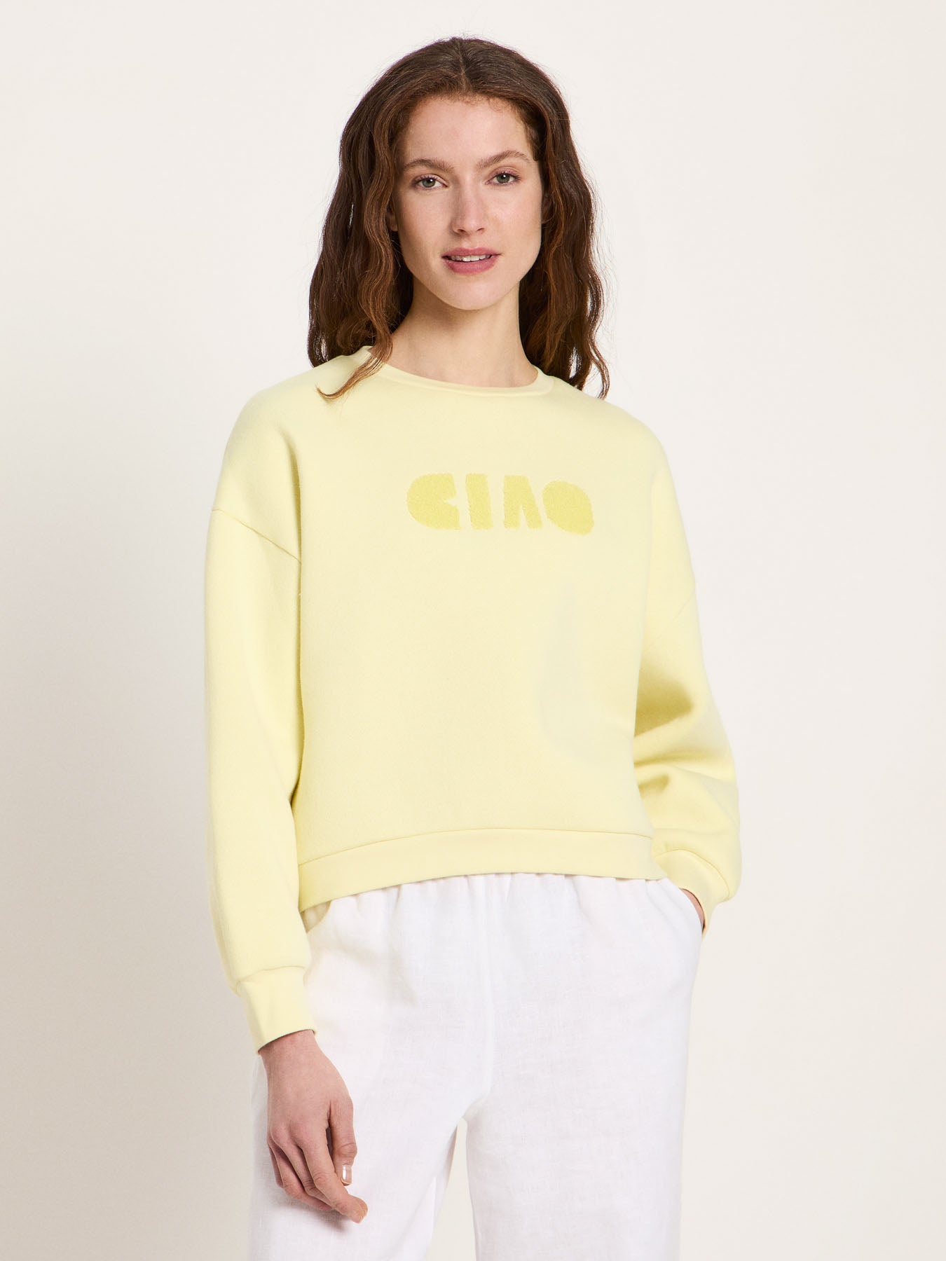 LANIUS Statement Sweatshirt CIAO