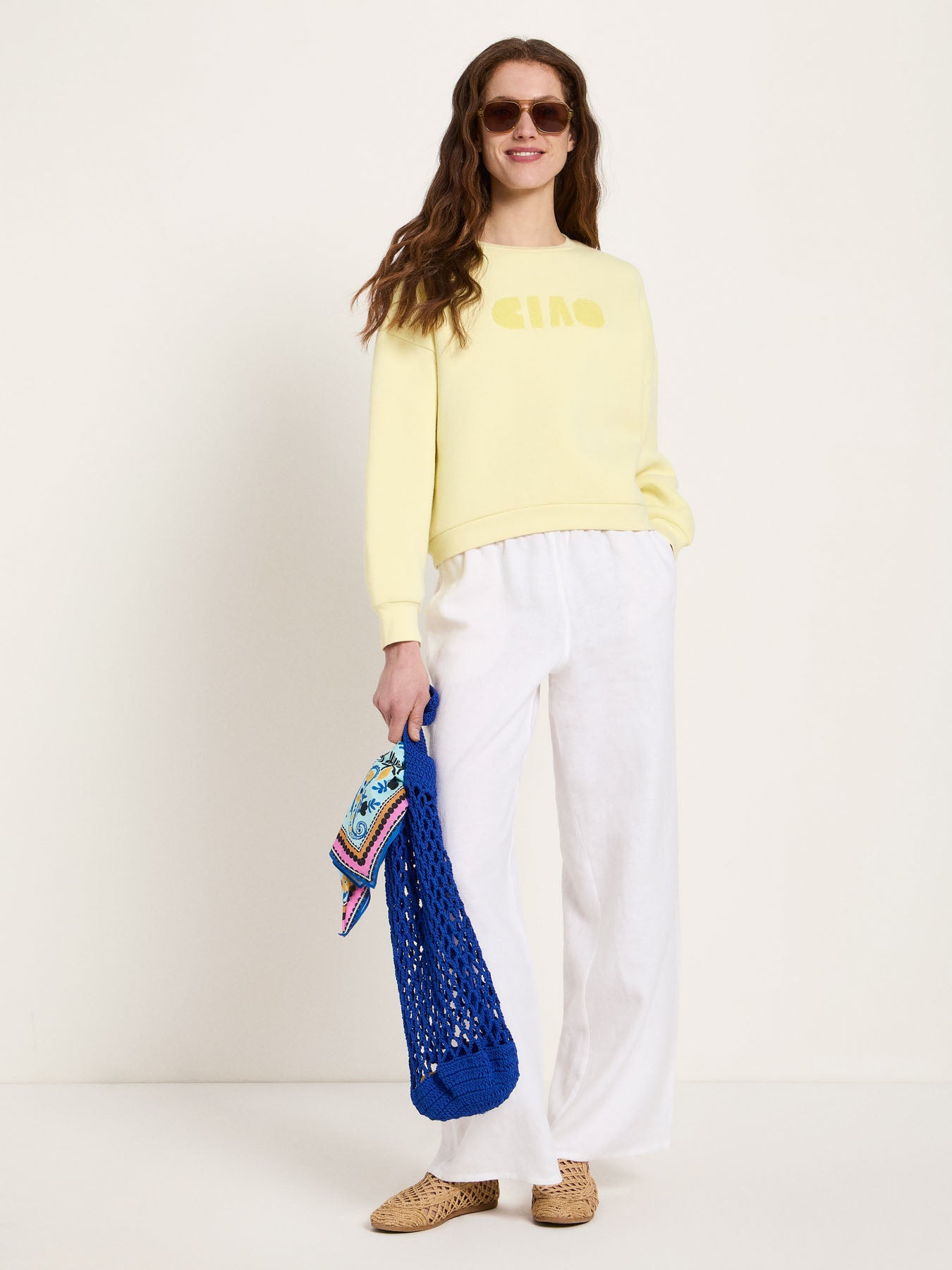 LANIUS Statement Sweatshirt CIAO