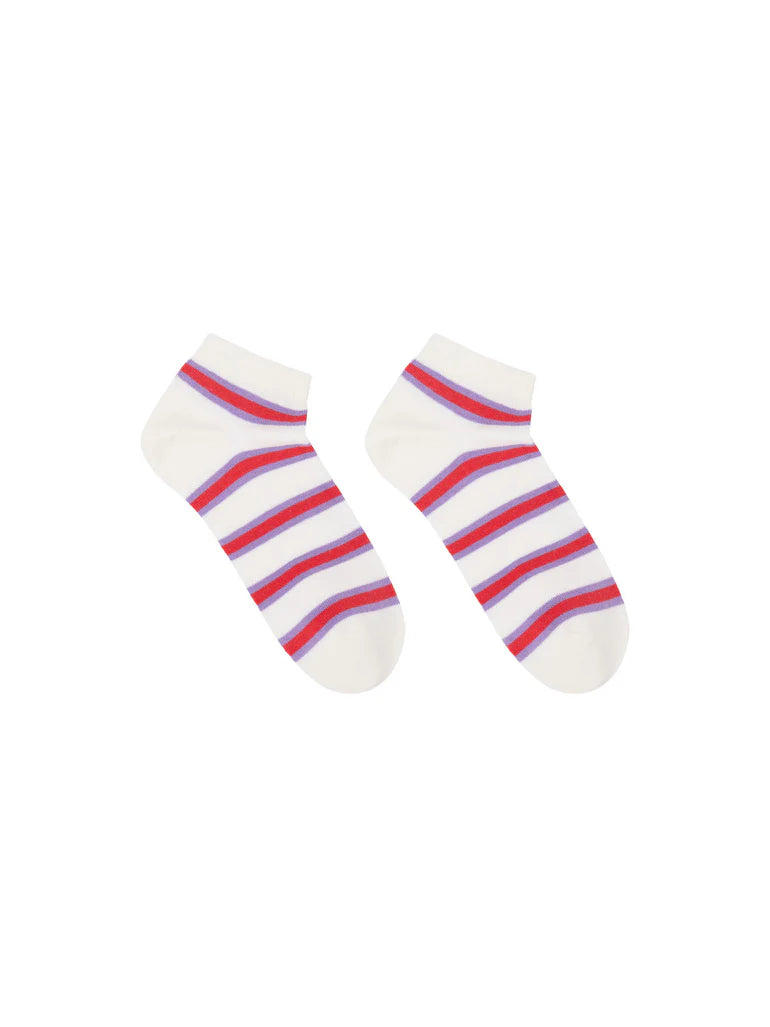 LANIUS Sneaker Socken Blockstreifen