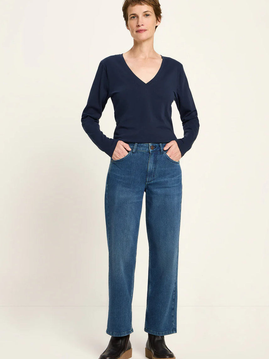 Lanius relaxed Jeans dark blue