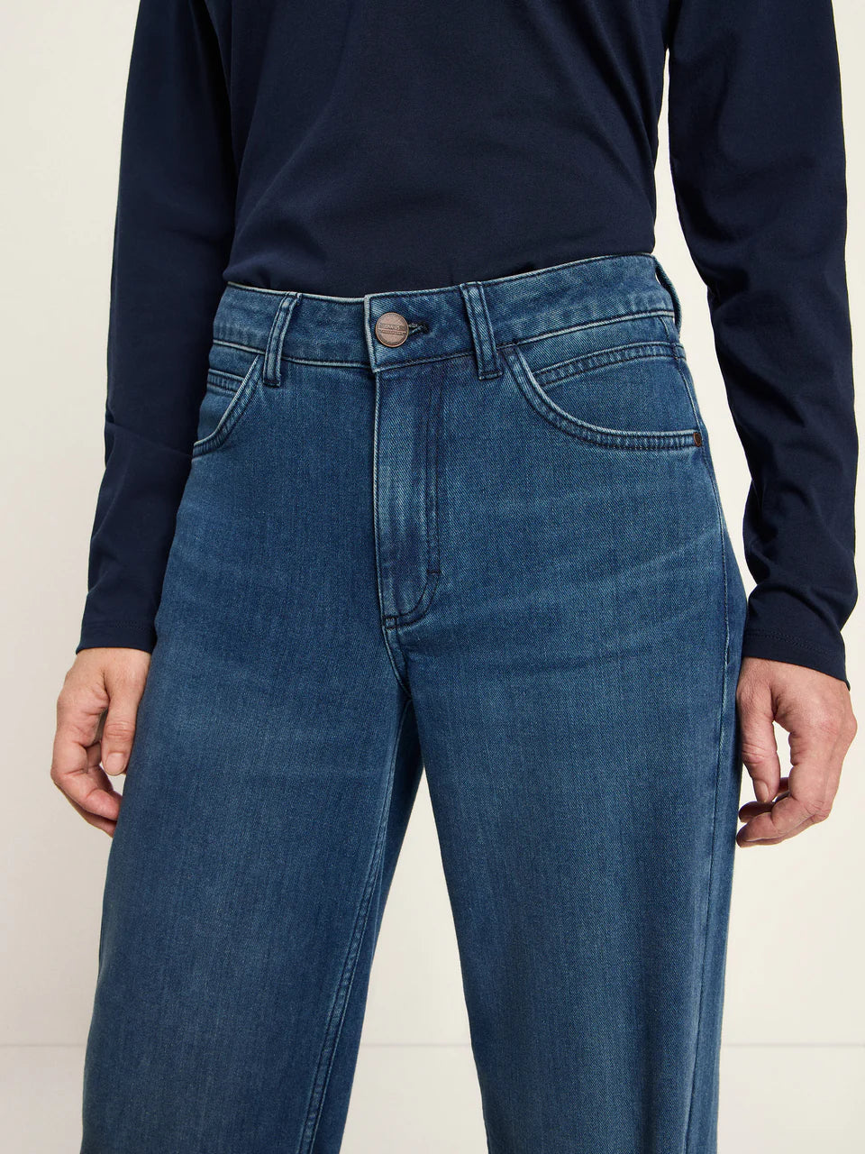 LANIUS Relaxed Jeans - dark blue denim