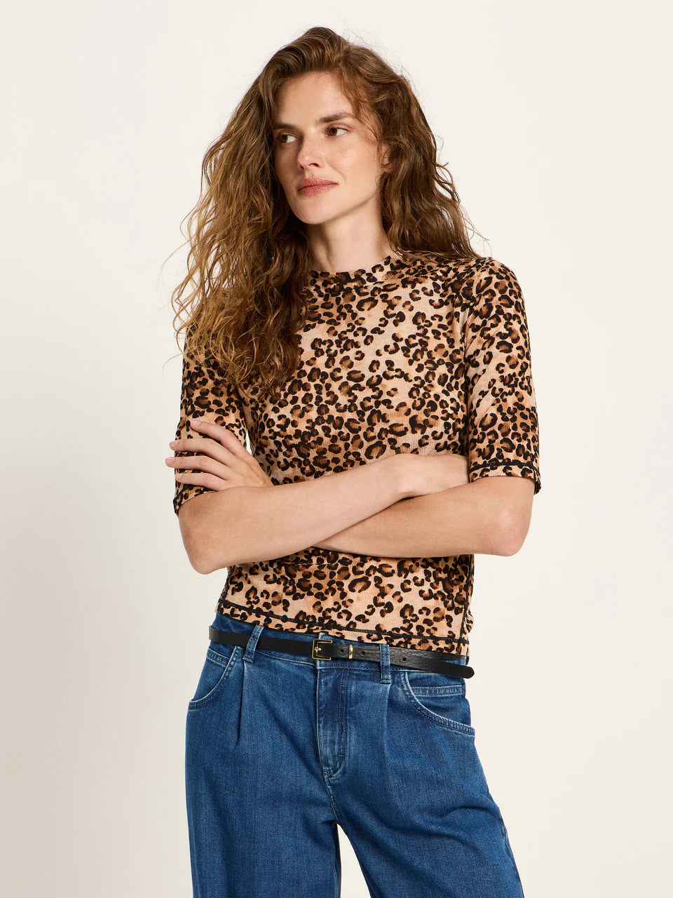 Lanius Shirt Leo Print