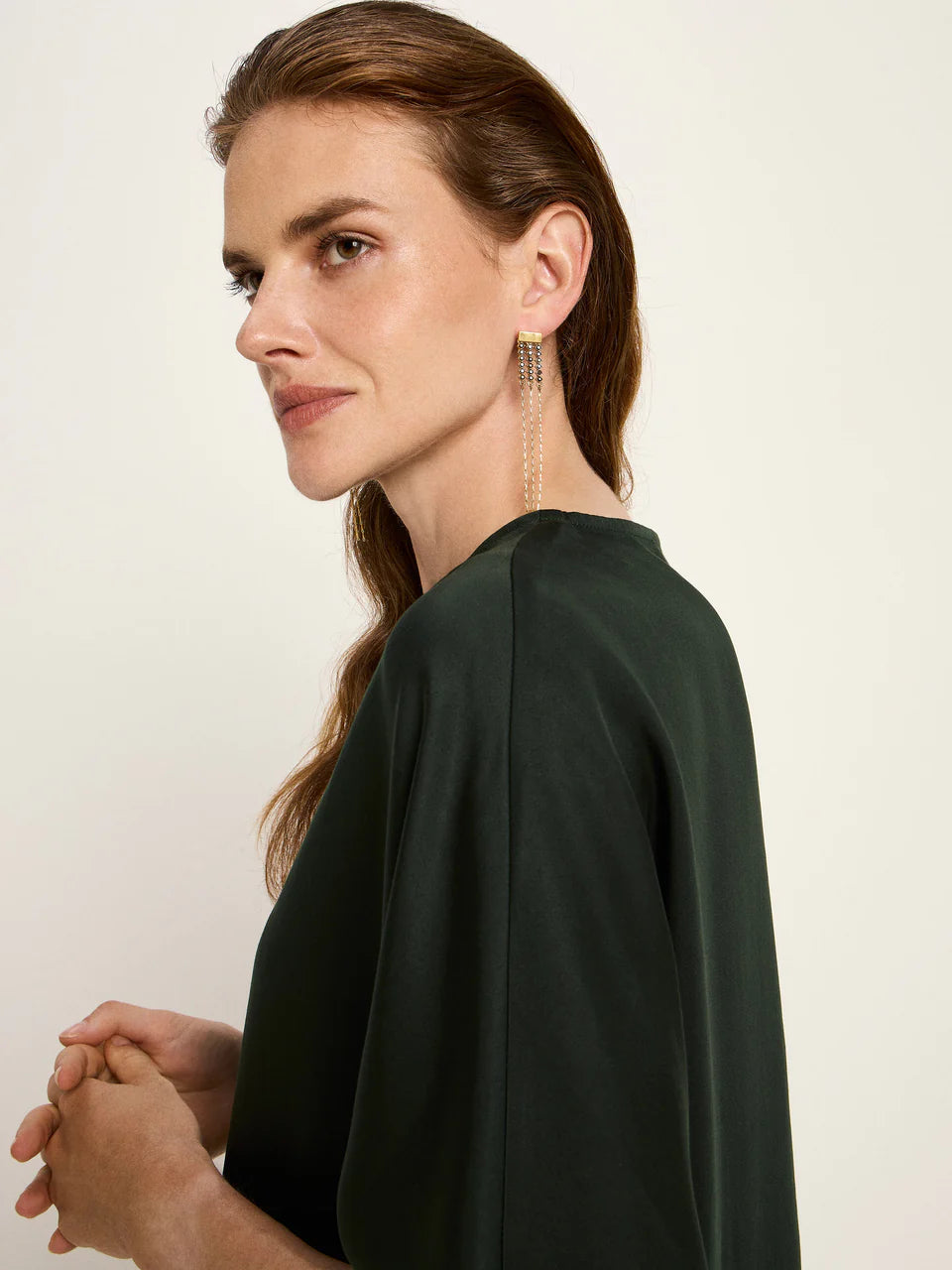 LANIUS 3/4 Arm Bluse aus TENCEL