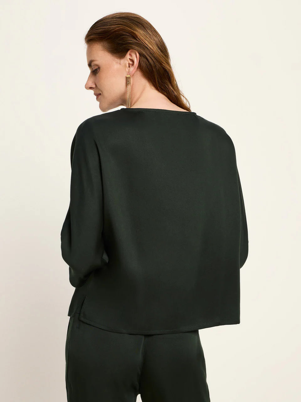 LANIUS 3/4 Arm Bluse aus TENCEL